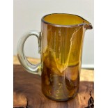 jarra recta ambar con lustre